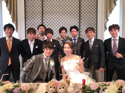 笹川翼ジョッキーが結婚式を執り行う