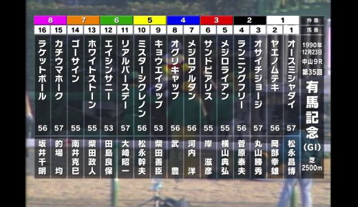 日本が熱狂したスポーツ名場面30でオグリラストランが17位