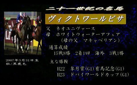 ヴィクトワールピサ 皐月賞 有馬記念 ドバイワールドカップ こいつが人気ない理由 お馬さん速報