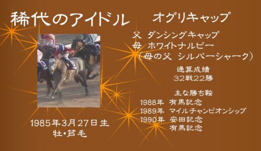 オグリキャップ(32戦22勝)←おおおおおおお！！GI4勝←ん？