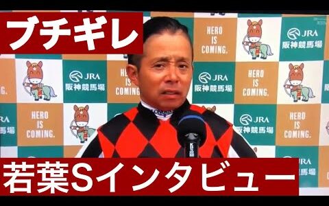 岩田康誠騎手が勝利騎手インタビューでインタビューアーに説教www