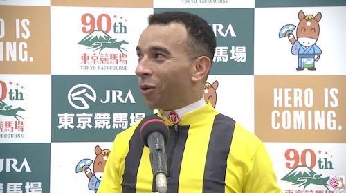 モレイラ騎手が桜花賞週から安田記念週まで短期免許を取得
